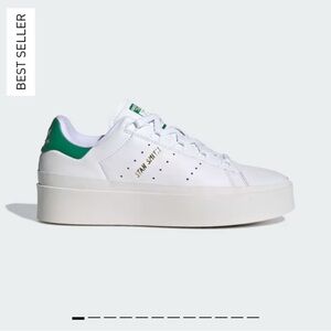 ADIDAS LIMITED EDITION Stan Smith White and Green Sneakers